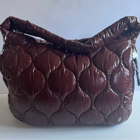 FP MOVEMENT by FREE PEOPLE NWT Shine Carryall Bag | Nutshell Cocoa Brown - Picture 3 of 7